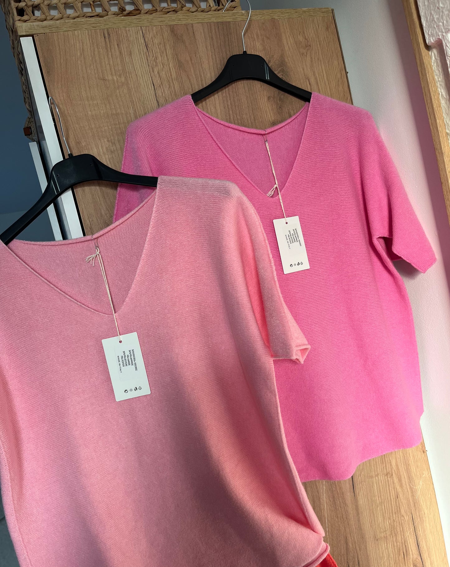 Pull Lili rose clair