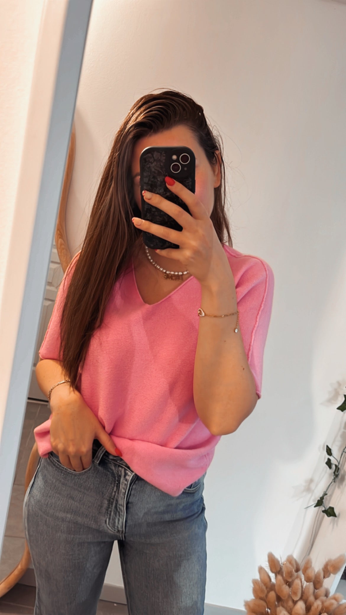 Pull Lili rose bonbon