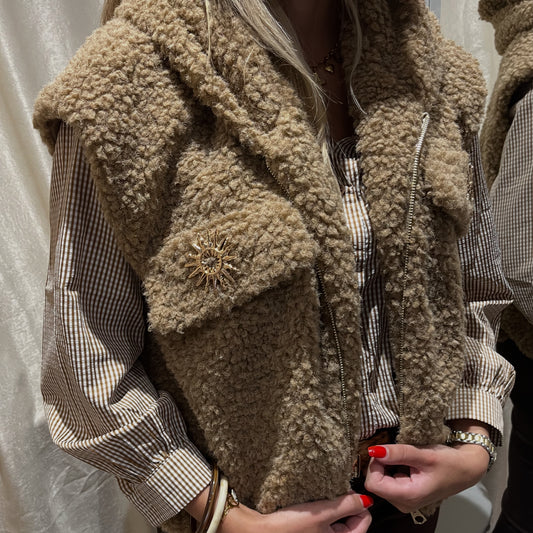 Veste moumoute soleil