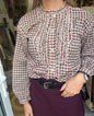 Chemise Léo prune