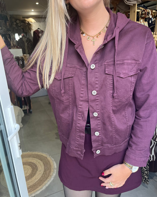 Veste Zélya prune