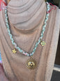 collier en acier inoxydable soleil