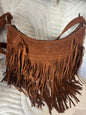 sac à main camel à franges