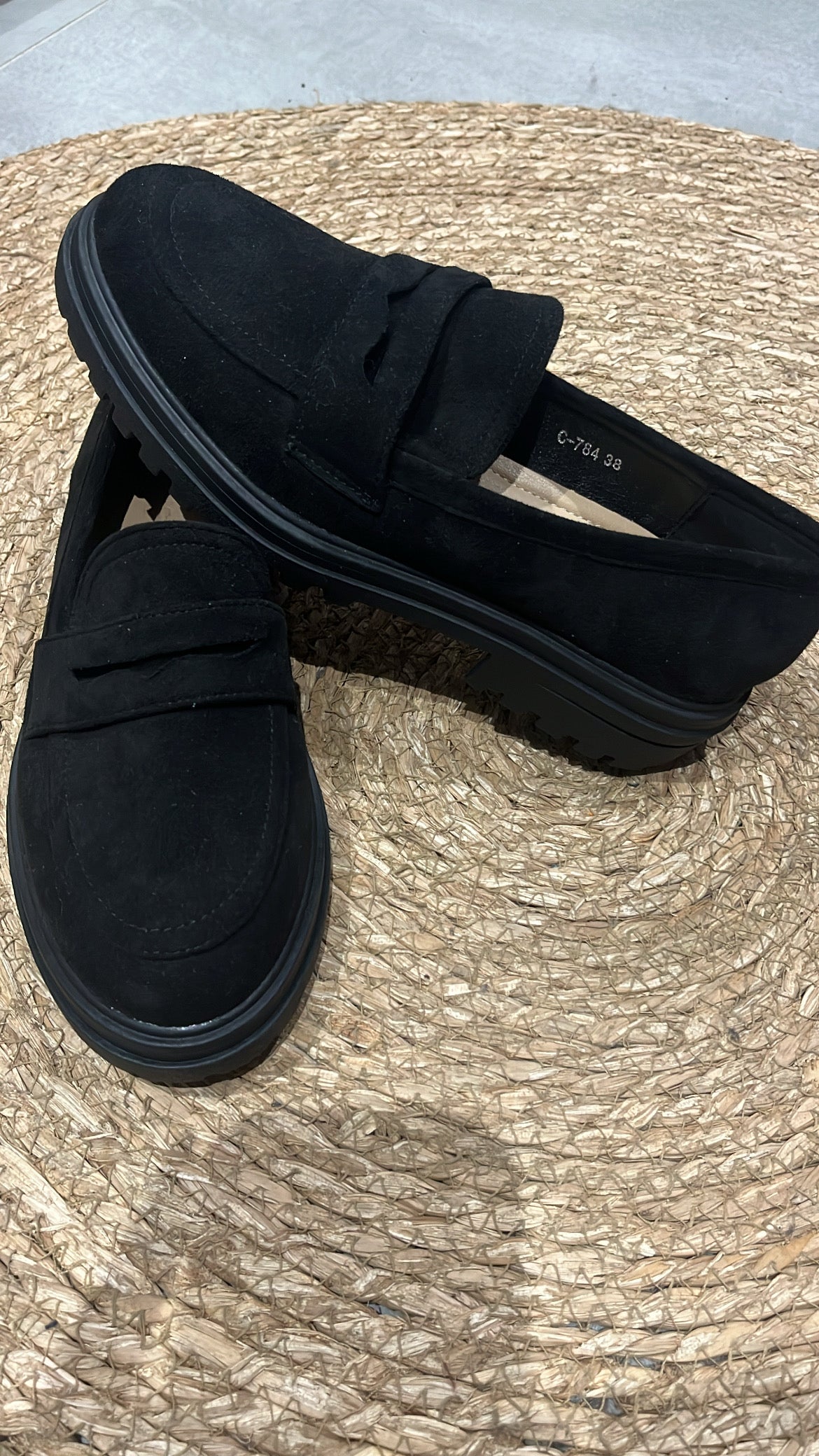 Moccasin noir