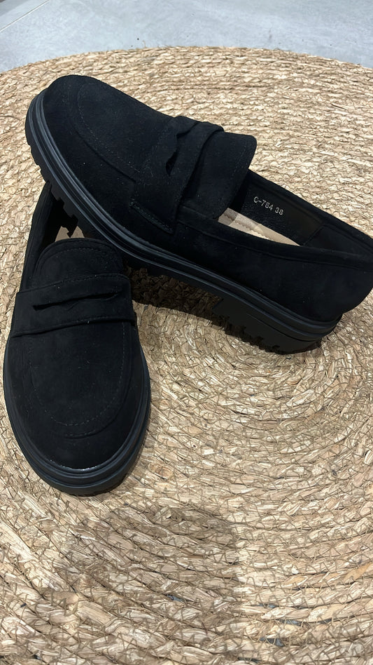 Moccasin noir